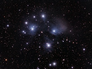 M45, The Pleiades by Tom Sharman