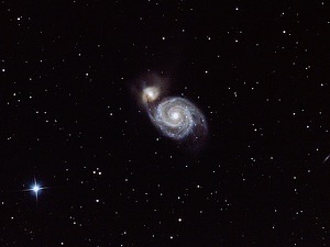 The M51 Whirlpool galaxy, by David Murton