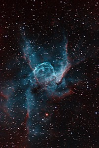 NGC2359, Thor's Helmet, by Paul Foreman