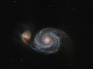 M51, The Whirlpool Galaxy, by Paul Foreman