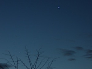 Venus & Jupiter, by Brian Shepherd